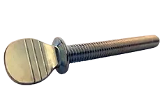 Deal 10-32 X 1 1/4" Thumb Screws Shoulder Head Knurled Drive Full Thread Steel Zinc Plated (1000 / Pkg.)