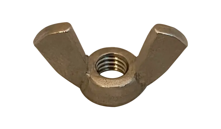 Trusted Brand M6-1 X 20mm Wing Nuts Cold Forged American Light Series Type A 18/8 Stainless Steel (300 / Pkg.)