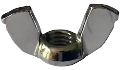 8-32 Wing Nuts Cold Forged Steel Nickel Plated (2000 / Pkg.) Save Now