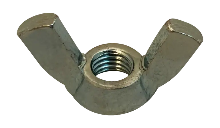 3/8"-16 X 2" Wing Nuts Cold Forged Light Series Type A Steel Zinc Plated (200 / Pkg.) Buy Direct