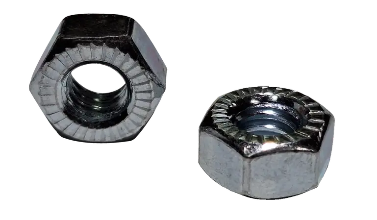 Hot Picks 10-32 X 3/8" X 1/8" Lock Nuts Steel Zinc & Bake (5000 / Pkg.)