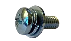8-32 x 3/8" SEMS Machine Screws Phillips Pan Head Split Lock & Regular Flat Washer Steel Zinc & Bake (5000 / Pkg.) Instant Buy