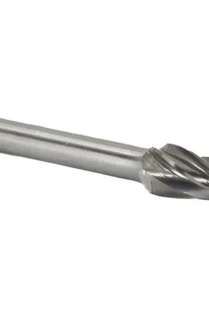 Affordable 1/4" X 5/8" Tree Carbide Bur for Aluminum Solid Carbide 1/4" Round Shank DULSF1NF