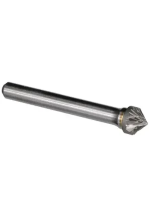 3/8" X 3/16" 90 Degree Double Cut Carbide Bur Solid Carbide 1/4" Round Shank DULSK3 Hot Picks