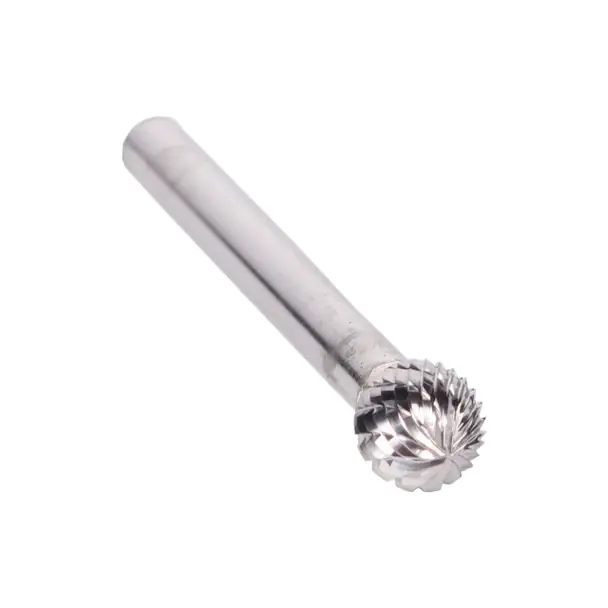 3/4" X 11/16" Ball-End Double Cut Carbide Bur Solid Carbide 1/4" Round Shank DULSD7 Professional Grade