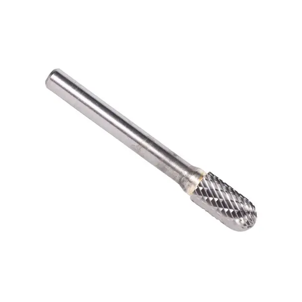 Special Discount 3/8" X 1-1/2" Cylindrical Radius-End Double Cut Carbide Bur Solid Carbide 1/4" Round Shank DULSC3B
