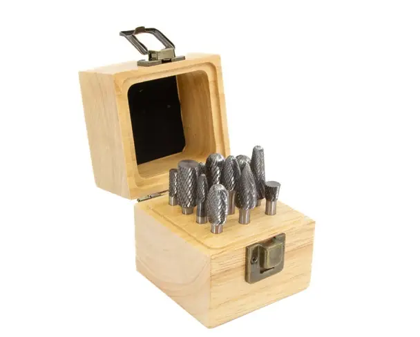 Popular 12 Piece Carbide Bur Set (SA1 , SA5 , SC1 , SC5 , SD1 , SD5 , SE5 , SF13 , SG5 , SH1 ,SL4 and SN2) (1 Set) DUL1SET