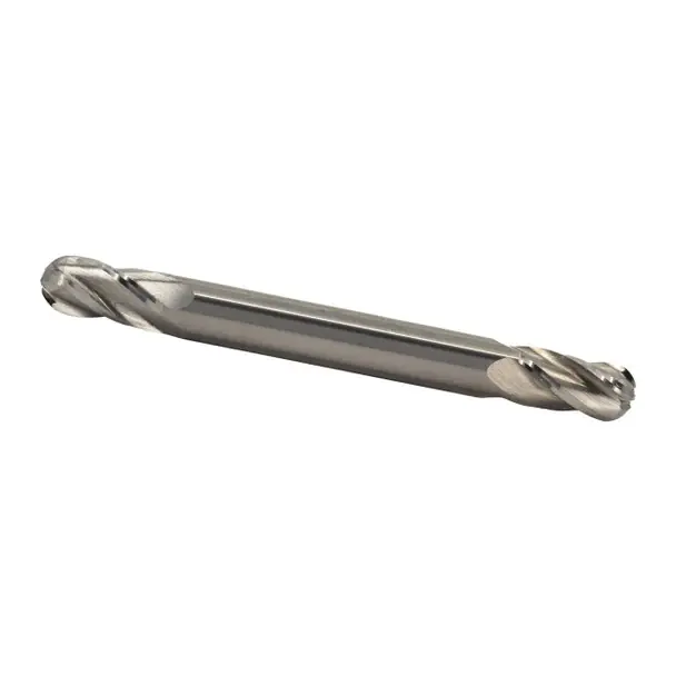 1/2" X 9/16" 4 Flute Double End Stub Ball End End Mill Solid Carbide 1/2" Shank MMO1/2-4FDE-ST-BN Today Only