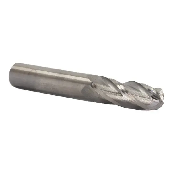 In Demand 5/8" X 1-1/4" 4 Flute Single End Ball End End Mill Solid Carbide 5/8" Shank MMO5/8-4FSE-BN