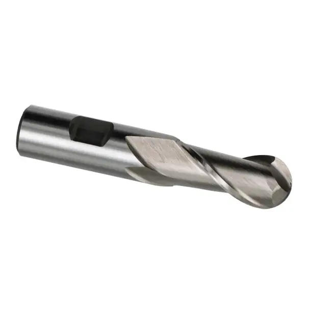 1" X 2-1/4" 2 Flute Single End Ball End End Mill HSS 1" Shank DWCT1152 Popular