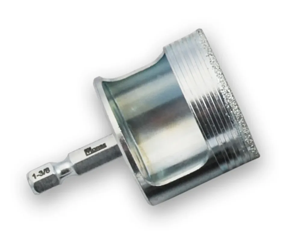 In Demand 2-1/2" Diamond Grit Hole Saw One-Piece with Quick-Release Shank MK Morse DG40C