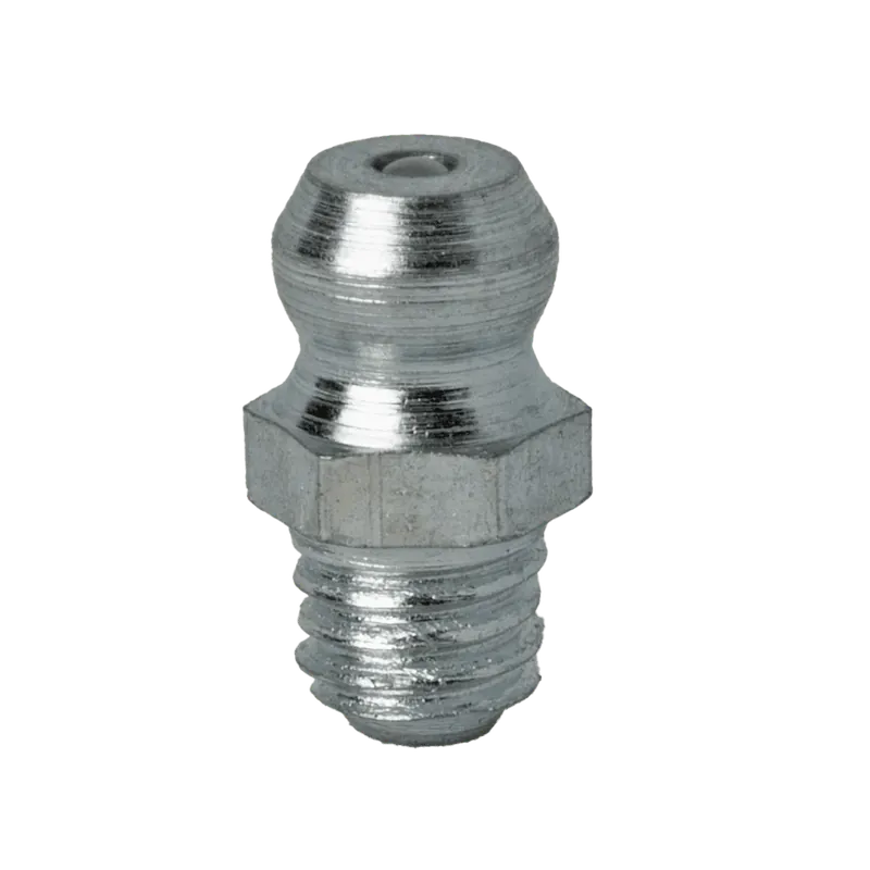 Sale M6 x 1 Metric DIN 71412 Grease Fitting Steel Zinc Clear (500 / Bag)