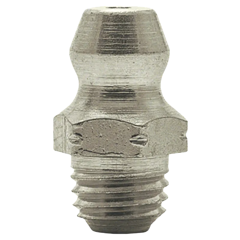 Certified 1/4-28 Thread Forming Grease Fitting Steel Zinc Yellow (500 / Bag)