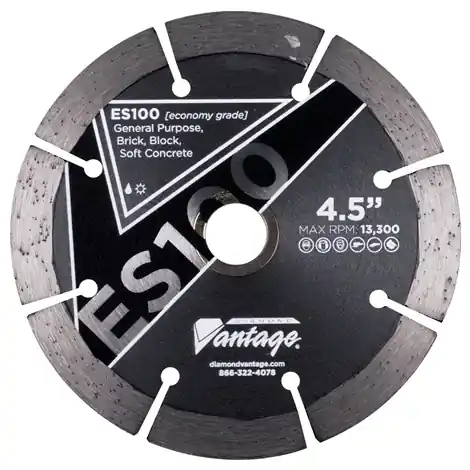 Buy Direct Diamond Vantage 4506CSIT 4.5" x 0.060" Diamond Blade for Concrete/Masonry/Reinforced Concrete ES100