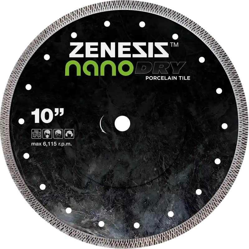 Diamond Vantage 0606C4PDX4Z 6" x 0.060" x 7/8" Diamond Blade for Sintered + Natural Stone/Porcelain ZENESIS NANO - DRY PORCELAIN TILE Cheap