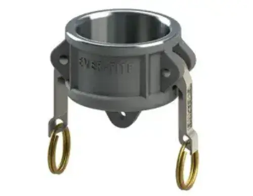 6" Cam & Groove Dust Cap Ever-Tite Aluminum Flash Sale