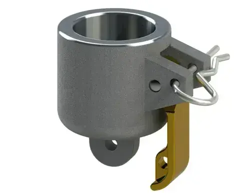 Certified 1/2" Cam & Groove Dust Cap U-Tite Aluminum (2 / Pkg.)
