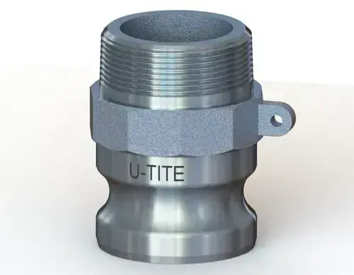 1/2" Type F Cam & Groove Adapter x Male NPT U-Tite Aluminum (5 / Pkg.) New Arrival