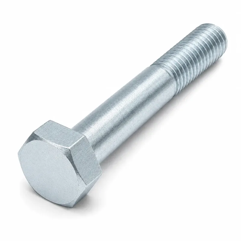 Cheap 5/8-11 X 2-1/2" Heavy Hex Cap Screws USA Made A307 Grade B Steel Zinc Plated Partially Threaded (125 / Pkg.)