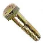 1-1/4-7 X 3-1/2" Hex Head Cap Screws USA Made Grade 8 Steel Yellow Zinc (20 / Pkg.) Limited Offer