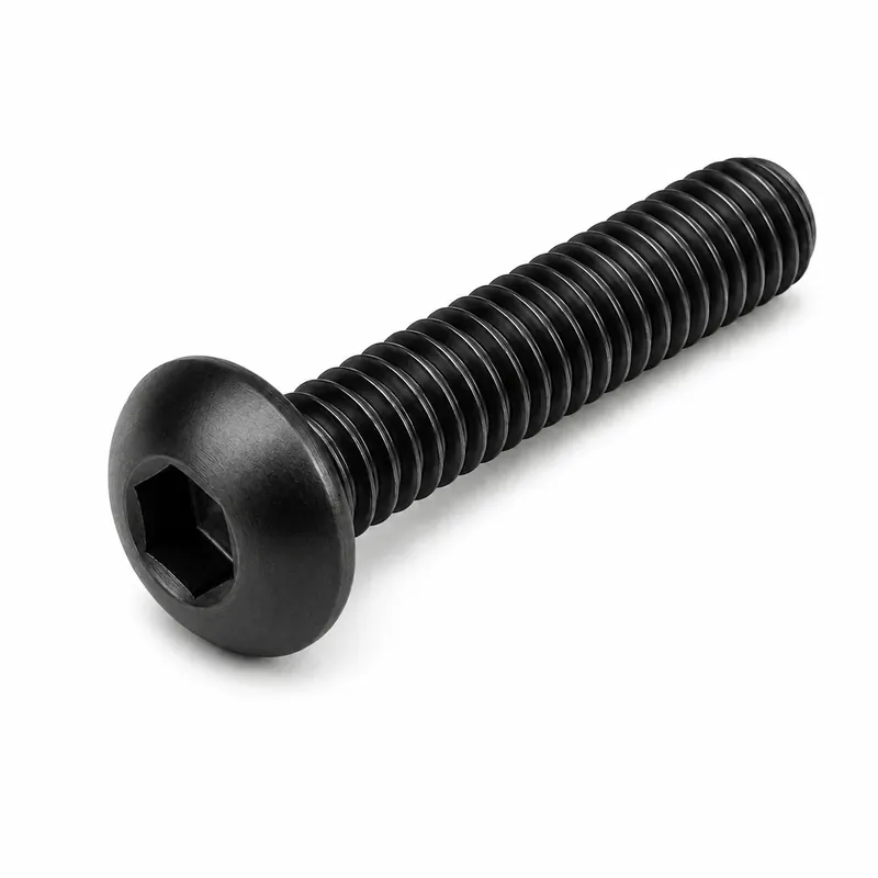 Hot Picks M6-1 X 60mm Socket Cap Screws Button Head Hex Socket Drive Fully Threaded Class 12.9 Alloy Steel Thermal Black Oxide (100 / Pkg.)