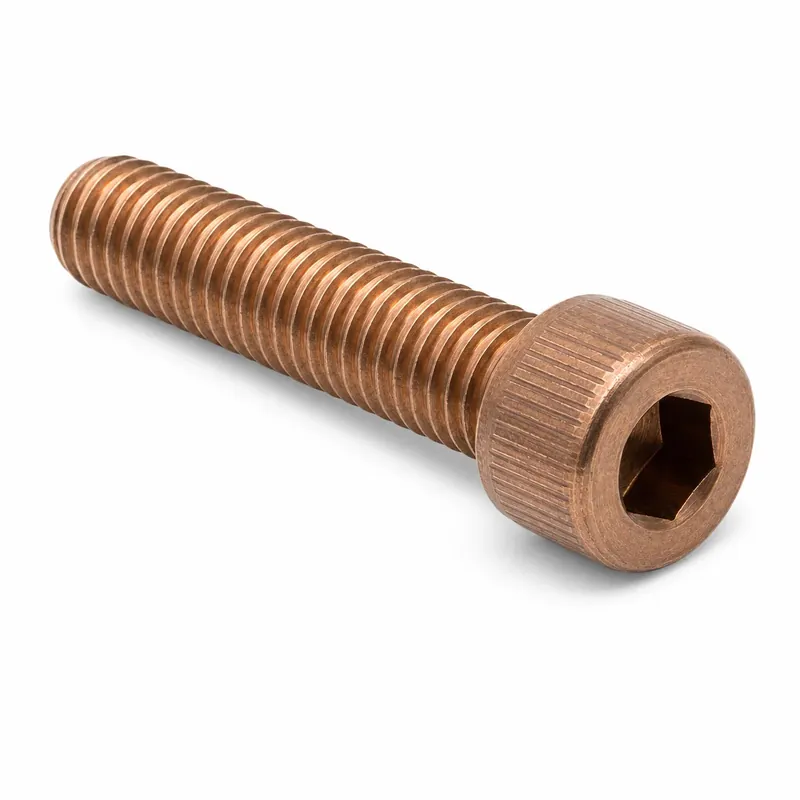 10-24 X 5/8" Socket Cap Screws Hex Socket Drive Fully Threaded Silicon Bronze (100 / Pkg.) Time-Limited