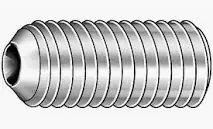 5/16-24 X 1/2" Cup Point Socket Set Screws Alloy Steel Zinc Plated (100 / Pkg.) In Demand