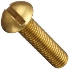 Cheap 10-32 X 3/8" Round Head Machine Screws Slotted Drive Brass (200 / Pkg.)