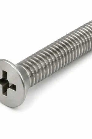 While Supplies Last 6-32 X 3/8" Flat Head Machine Screws Phillips Drive 410 Stainless Steel (800 / Pkg.)