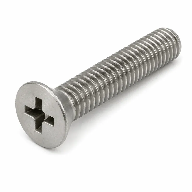 While Supplies Last 6-32 X 3/8" Flat Head Machine Screws Phillips Drive 410 Stainless Steel (800 / Pkg.)