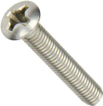 5/16-18 X 2-1/2" Oval Head Machine Screws Phillips Drive 316 Stainless Steel (100 / Pkg.) Holiday Sale
