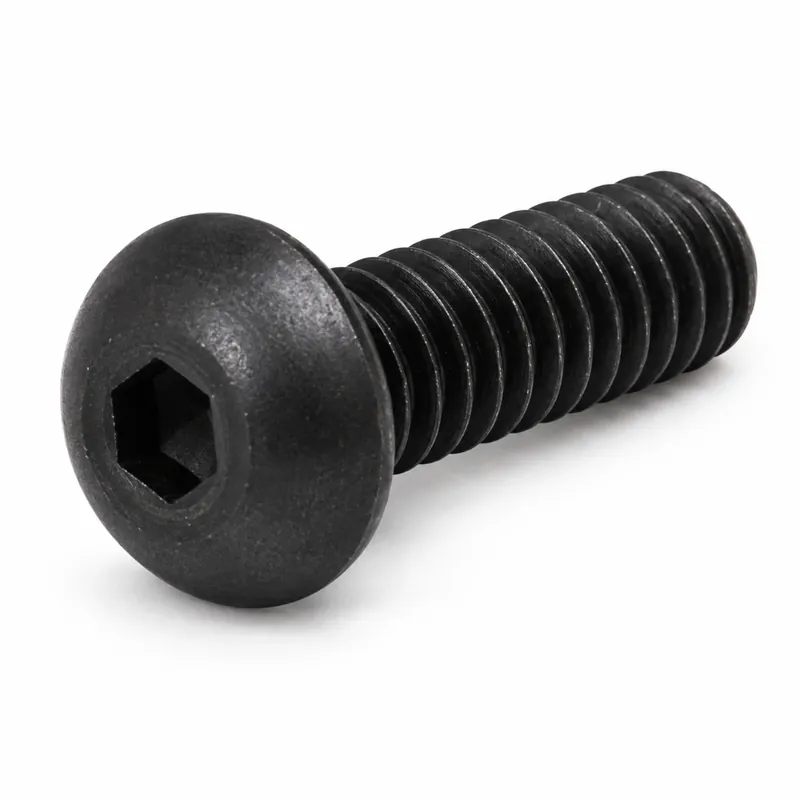 Holiday Sale HOLO-KROME 64038 10-24 X 1" Socket Cap Screws Button Head Hex Socket Drive Alloy Steel Thermal Black Oxide (50 / Pkg.)