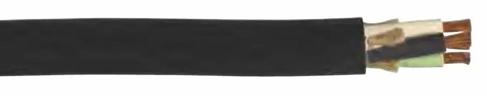 Carolprene® Jacketed Type SOOW Portable Cord - 2 AWG 5 Conductor - 600V - Black - 98187 Mega Sale