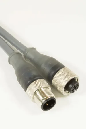 OBSOLETE - Alpha Connect Cordset - M12 Male Straight to M12 Female Straight - 22AWG 8 Poles - DR08AR112 - Slate - 20M (65.6ft) Best Seller