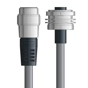 Top Pick DN4110017F02 - LAPP UNITRONIC® DeviceNet Cordsets 14 & 18 AWG / 1 + 1 pair Bus - Gray PVC - 7/8 in Male / 7/8 in Female Bulkhead connectors - 2m