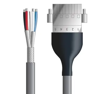 DN4110047S02 - LAPP UNITRONIC® DeviceNet Cordsets 15 & 18 AWG / 1 + 1 pair Bus - Gray PVC - Wire Leads / Plug Header connectors - 2m Buy Online