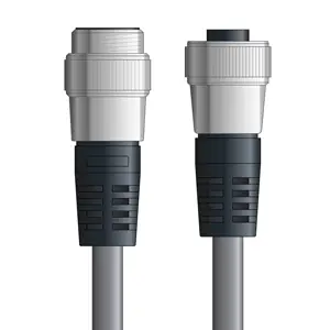 Mega Sale DN4110008F05 - LAPP UNITRONIC® DeviceNet Cordsets 14 & 18 AWG / 1 + 1 pair Bus - Gray PVC - 7/8 in Male / 7/8 in Female connectors - 5m