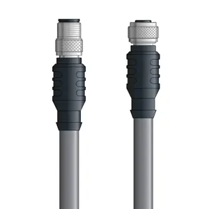 Buy Direct DN4110023S05 - LAPP UNITRONIC® DeviceNet Cordsets 15 & 18 AWG / 1 + 1 pair Bus - Gray PVC - M12 Male / M12 Female connectors - 5m