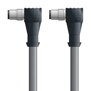 DN4110064F05 - LAPP UNITRONIC® DeviceNet Cordsets 14 & 18 AWG / 1 + 1 pair Bus - Gray PVC - M12 Male 90 deg / M12 Male 90 deg connectors - 5m New Arrival