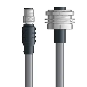 DN4110080S10 - LAPP UNITRONIC® DeviceNet Cordsets 15 & 18 AWG / 1 + 1 pair Bus - Gray PVC - M12 Male / 7/8 in Female Bulkhead connectors - 10m Secure Checkout