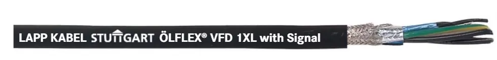 701717 - LAPP ÖLFLEX® VFD 1XL with Signal - 2 AWG 4 + (14 AWG) conductor - Black Latest