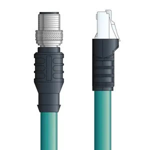 PB4110162F02 - LAPP UNITRONIC® PROFIBUS Cordsets 24 AWG / 1 pair Bus - Violet Polyurethane (PUR) - M12 Female 90 deg (2) / D-sub Straight connectors - 2m Sale