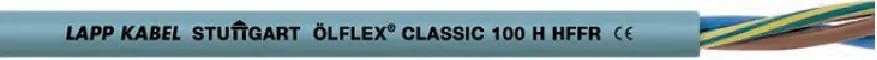 0014177 - LAPP ÖLFLEX® CLASSIC 100 H Power and Control Cable- 4 AWG 5 Conductor - Gray Halogen-free Jacket Clearance