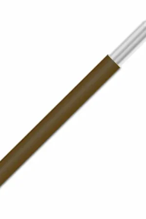 1565 BR005 - Alpha Wire MIL-W-76B/Type MW PVC Hook-Up/Lead Wire - 18 AWG - Solid Conductor - Tinned Copper - 1000V - Brown - 100ft Express Delivery