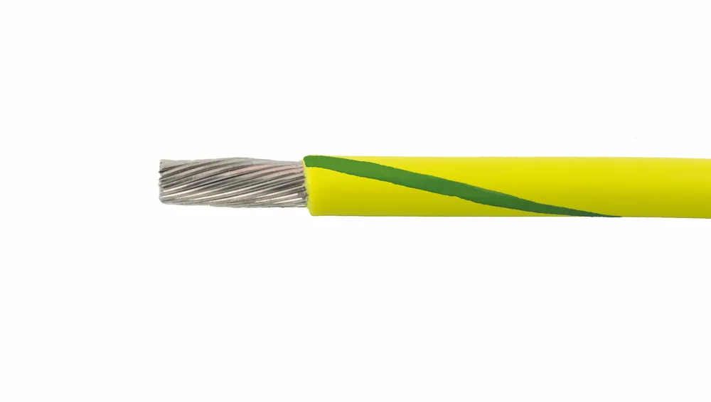 Professional Grade 7134 YG001 - Alpha Wire MIL-W-16878E Type C/UL 1430 Cross Linked PVC (XLPVC) Hook-Up/Lead Wire - 16 AWG - 19/29 Stranded Conductor - Tinned Copper - 300V - Yellow/Green - 1000ft