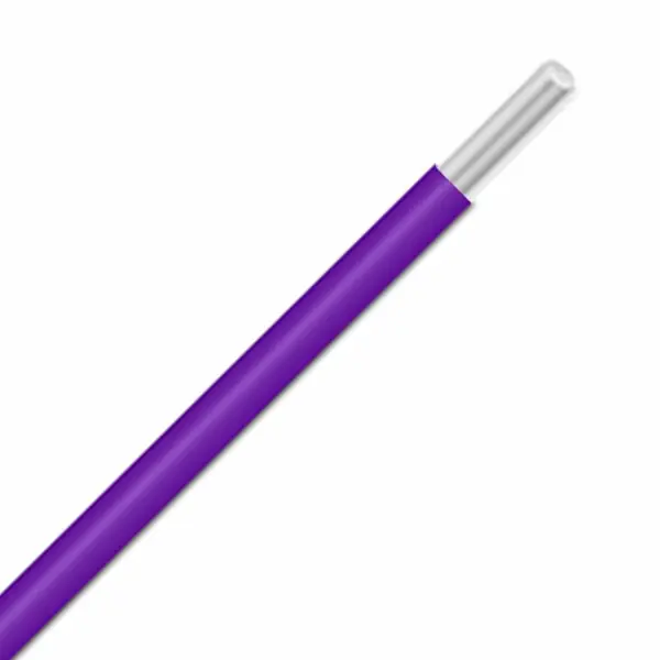 Markdown 782001 VI005 - Alpha Wire UL 1015/UL 1230 PVC Hook-Up/Lead Wire - 20 AWG - Solid Conductor - Tinned Copper - 600V - Violet - 100ft