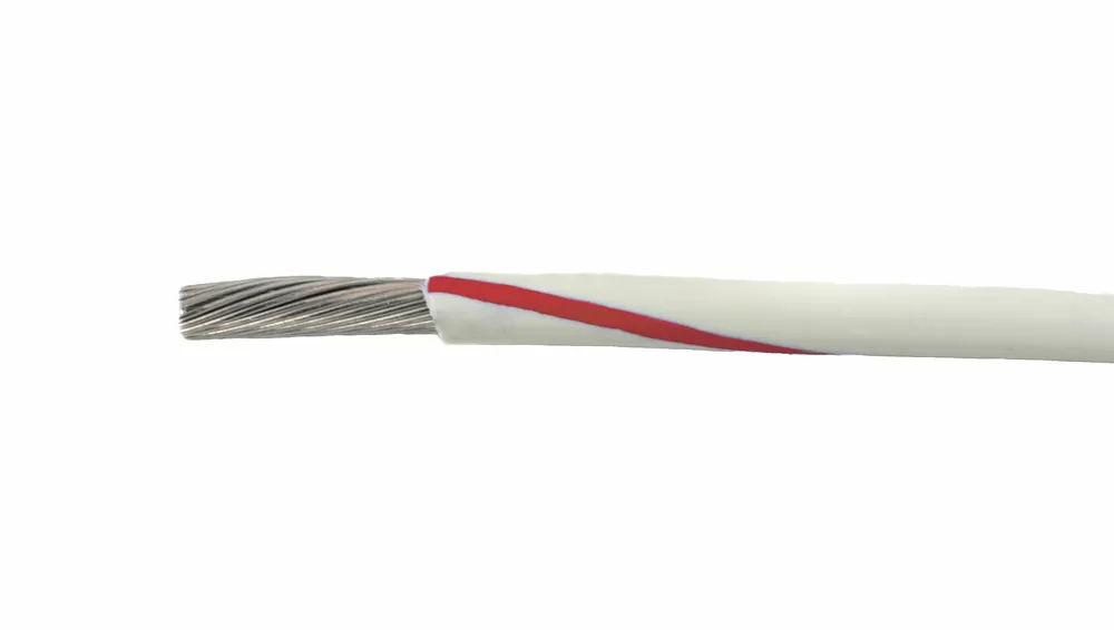 1856/19 WR001 - Alpha Wire MIL-W-16878E/1 PVC Hook-Up/Lead Wire - 20 AWG - 19/32 Stranded Conductor - Tinned Copper - 600V - White/Red - 1000ft New Release