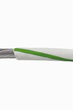 1857/19 WG001 - Alpha Wire MIL-W-16878E/1 PVC Hook-Up/Lead Wire - 18 AWG - 19/30 Stranded Conductor - Tinned Copper - 600V - White/Green - 1000ft Weekend Sale