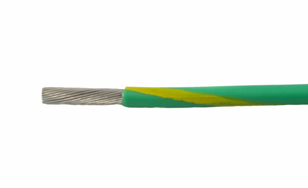 Hot Deal Alpha 67010 GY321 Metric EcoWire® Hook-Up/Lead Wire - 17 AWG - 56/0.16 Stranding Green/yellow mPPE Insulation - 50 Meter Put-Up