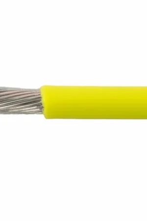 While Supplies Last Alpha 67250 YL034 Metric EcoWire® Hook-Up/Lead Wire - 13 AWG - 140/0.16 Stranding Yellow mPPE Insulation - 500 Meter Put-Up